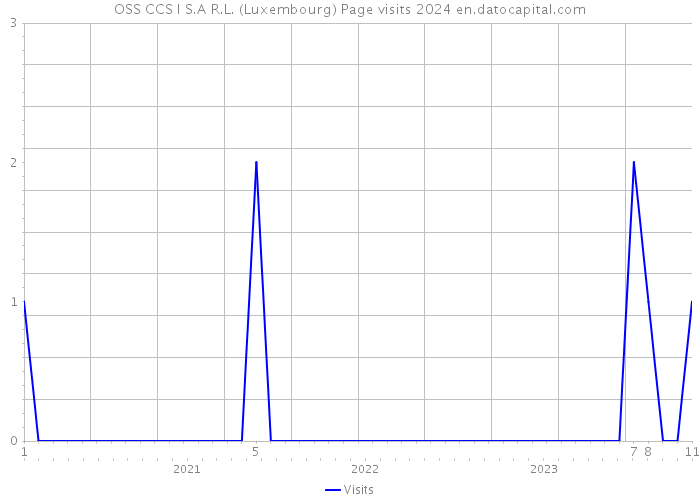 OSS CCS I S.A R.L. (Luxembourg) Page visits 2024 