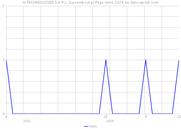 N TECHNOLOGIES S.A R.L. (Luxembourg) Page visits 2024 