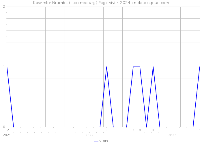 Kayembe Ntumba (Luxembourg) Page visits 2024 