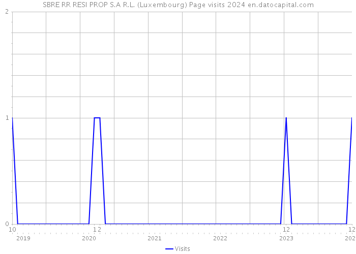 SBRE RR RESI PROP S.A R.L. (Luxembourg) Page visits 2024 
