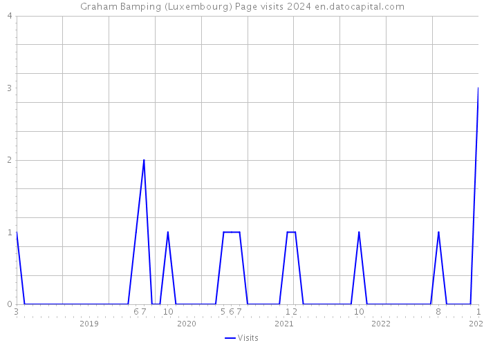 Graham Bamping (Luxembourg) Page visits 2024 