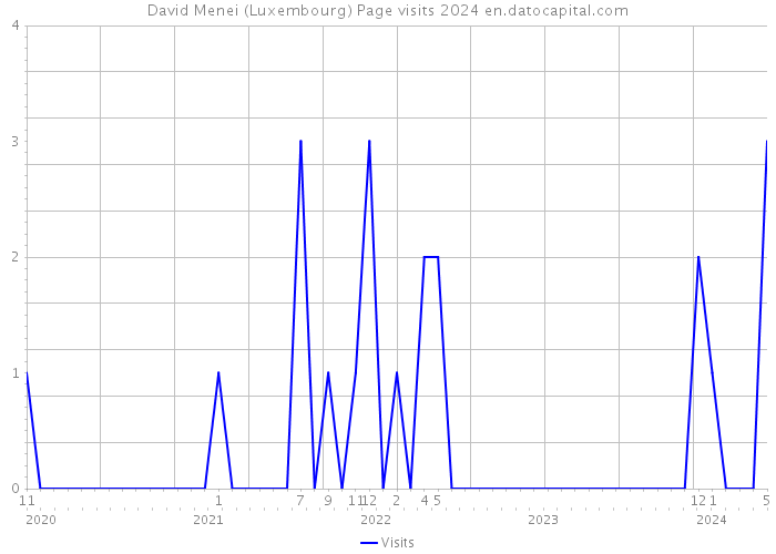 David Menei (Luxembourg) Page visits 2024 