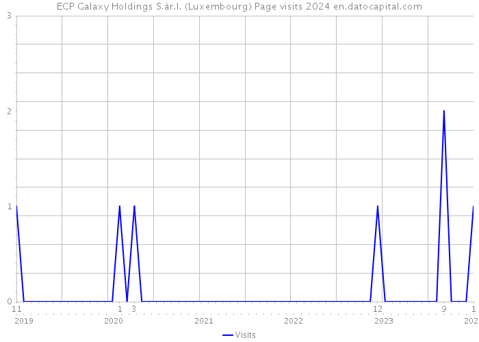 ECP Galaxy Holdings S.àr.l. (Luxembourg) Page visits 2024 