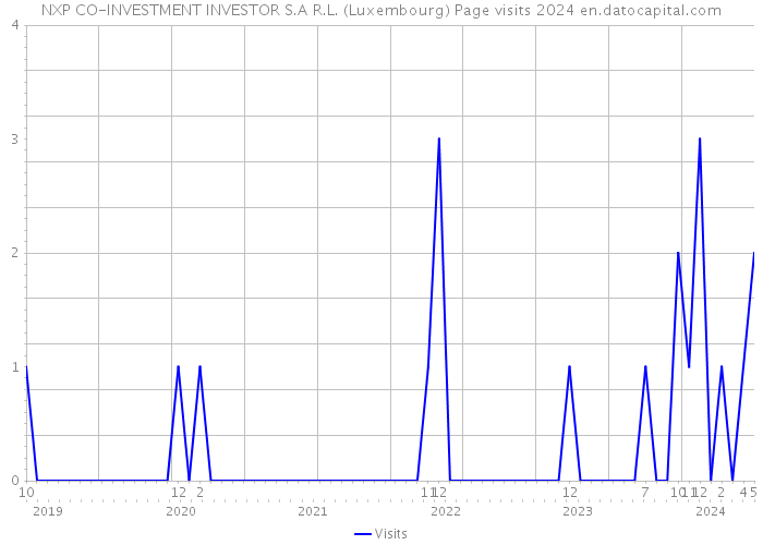 NXP CO-INVESTMENT INVESTOR S.A R.L. (Luxembourg) Page visits 2024 