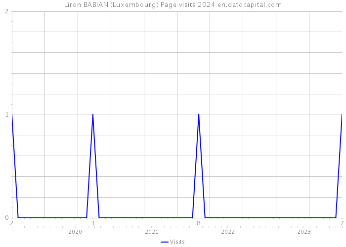 Liron BABIAN (Luxembourg) Page visits 2024 