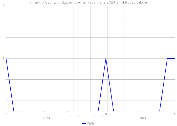 Ferruccio Gagliardi (Luxembourg) Page visits 2024 