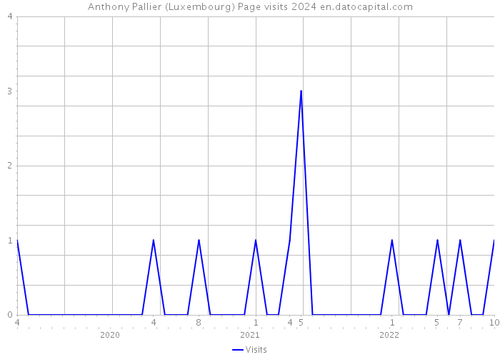 Anthony Pallier (Luxembourg) Page visits 2024 