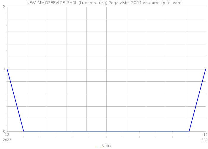 NEW IMMOSERVICE, SARL (Luxembourg) Page visits 2024 