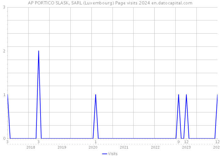 AP PORTICO SLASK, SARL (Luxembourg) Page visits 2024 
