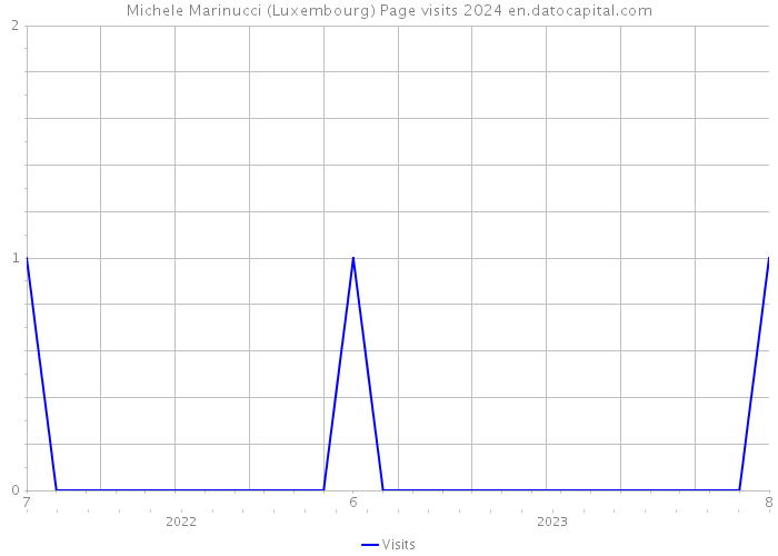 Michele Marinucci (Luxembourg) Page visits 2024 