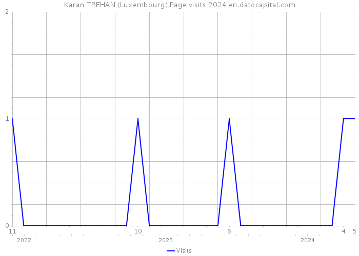 Karan TREHAN (Luxembourg) Page visits 2024 