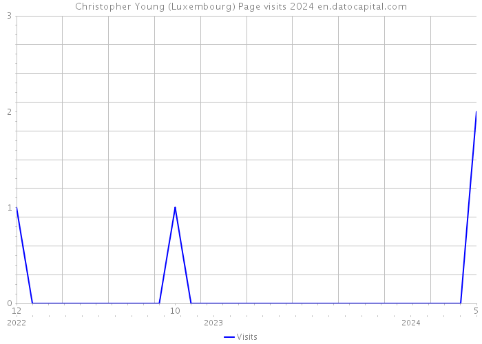 Christopher Young (Luxembourg) Page visits 2024 