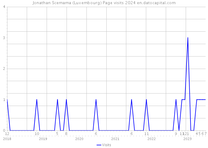 Jonathan Scemama (Luxembourg) Page visits 2024 