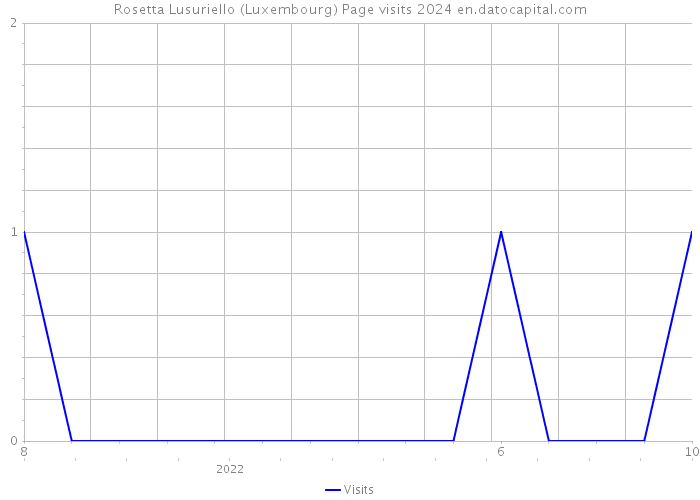 Rosetta Lusuriello (Luxembourg) Page visits 2024 