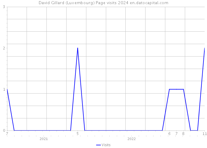 David Gillard (Luxembourg) Page visits 2024 