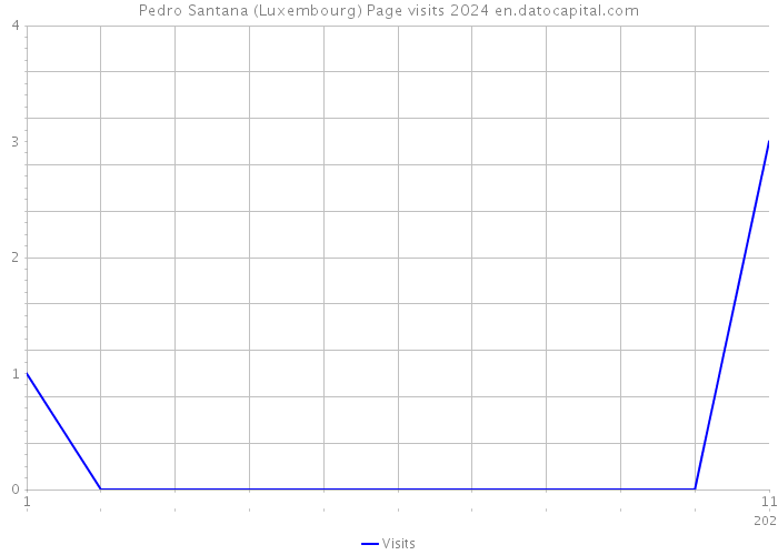 Pedro Santana (Luxembourg) Page visits 2024 