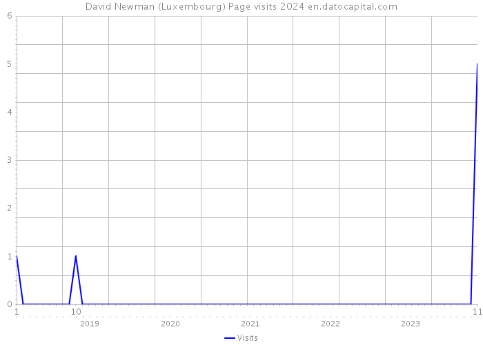 David Newman (Luxembourg) Page visits 2024 