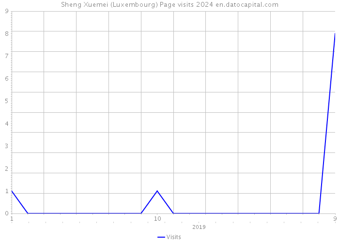 Sheng Xuemei (Luxembourg) Page visits 2024 