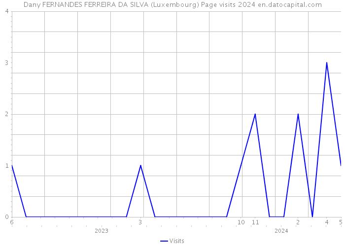 Dany FERNANDES FERREIRA DA SILVA (Luxembourg) Page visits 2024 