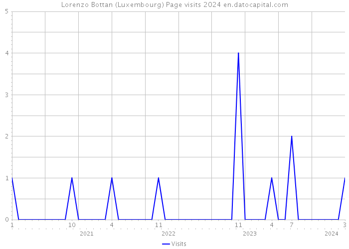 Lorenzo Bottan (Luxembourg) Page visits 2024 