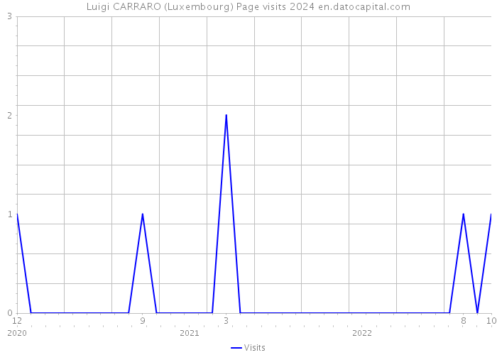 Luigi CARRARO (Luxembourg) Page visits 2024 