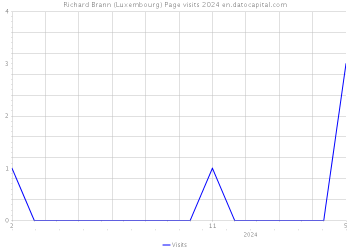 Richard Brann (Luxembourg) Page visits 2024 