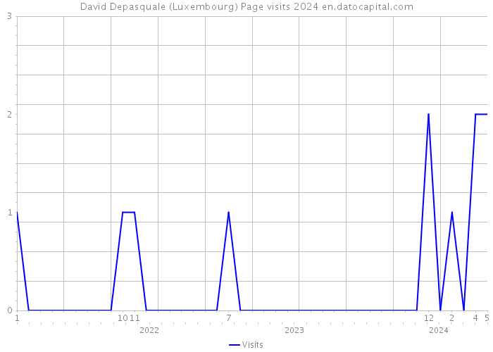 David Depasquale (Luxembourg) Page visits 2024 