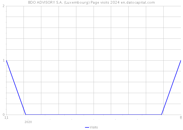 BDO ADVISORY S.A. (Luxembourg) Page visits 2024 