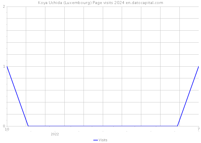 Koya Uchida (Luxembourg) Page visits 2024 
