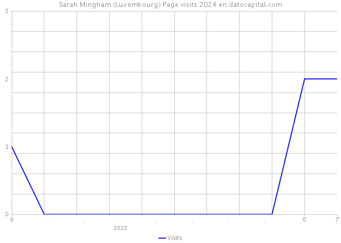 Sarah Mingham (Luxembourg) Page visits 2024 