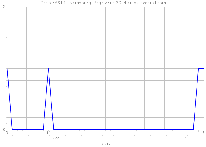 Carlo BAST (Luxembourg) Page visits 2024 