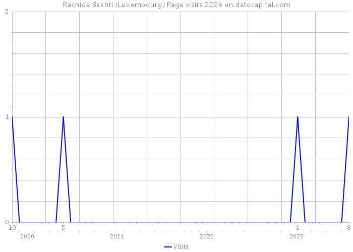 Rachida Bekhti (Luxembourg) Page visits 2024 