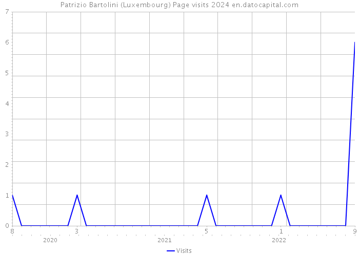 Patrizio Bartolini (Luxembourg) Page visits 2024 