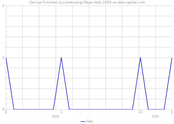 George Forsman (Luxembourg) Page visits 2024 