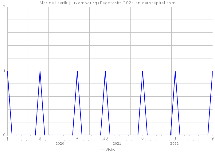 Marina Lavrik (Luxembourg) Page visits 2024 