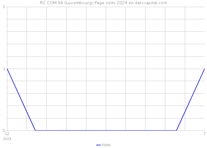 RC COM SA (Luxembourg) Page visits 2024 