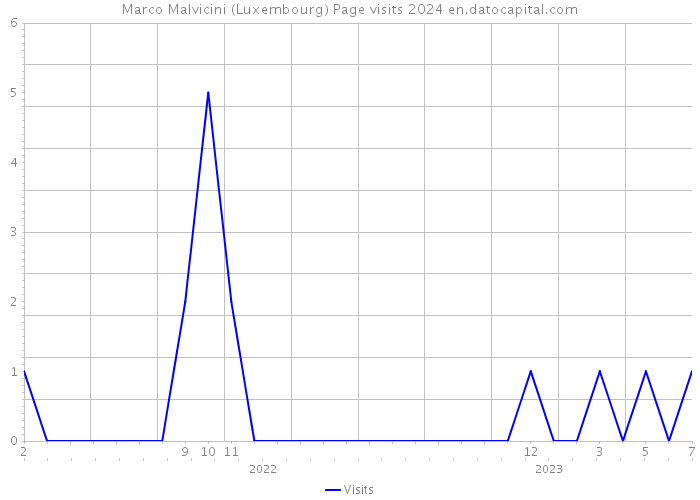 Marco Malvicini (Luxembourg) Page visits 2024 