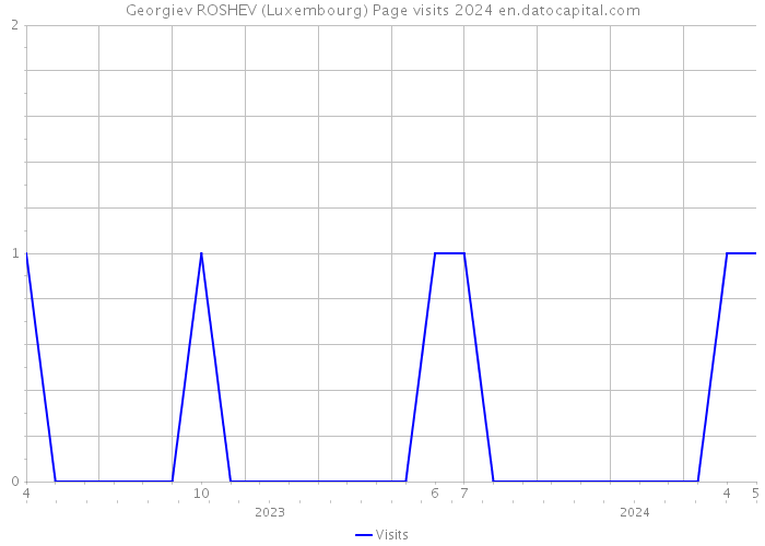 Georgiev ROSHEV (Luxembourg) Page visits 2024 