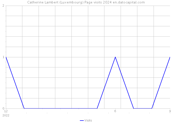 Catherine Lambert (Luxembourg) Page visits 2024 