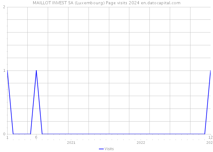MAILLOT INVEST SA (Luxembourg) Page visits 2024 
