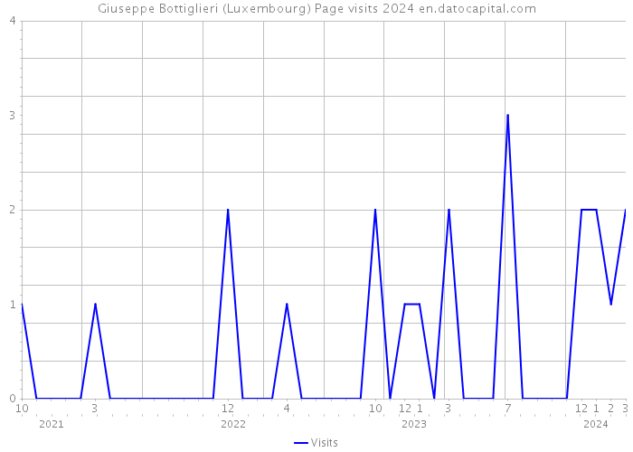 Giuseppe Bottiglieri (Luxembourg) Page visits 2024 