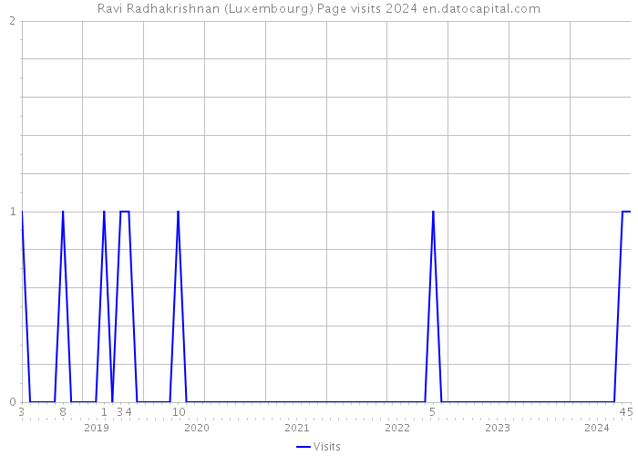 Ravi Radhakrishnan (Luxembourg) Page visits 2024 