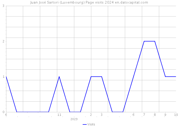 Juan José Sartori (Luxembourg) Page visits 2024 