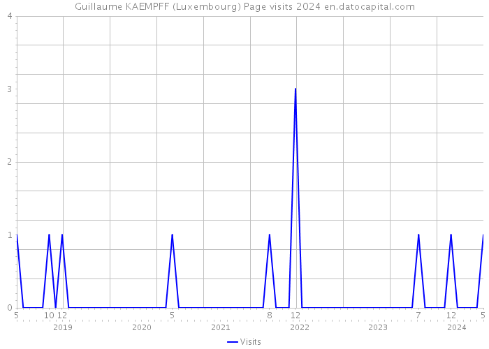 Guillaume KAEMPFF (Luxembourg) Page visits 2024 