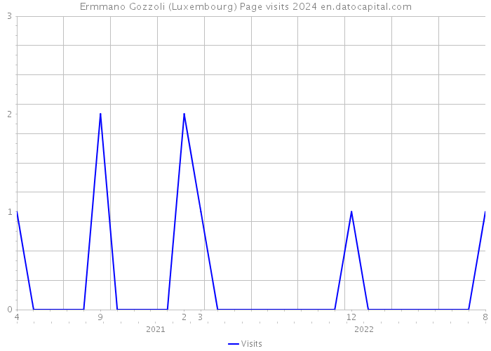 Ermmano Gozzoli (Luxembourg) Page visits 2024 