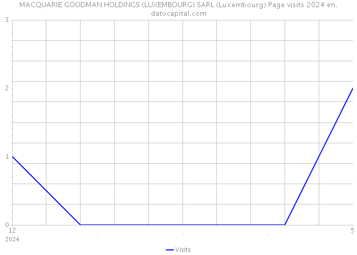 MACQUARIE GOODMAN HOLDINGS (LUXEMBOURG) SARL (Luxembourg) Page visits 2024 