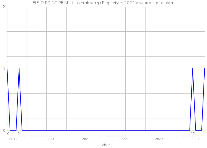 FIELD POINT PE XIII (Luxembourg) Page visits 2024 