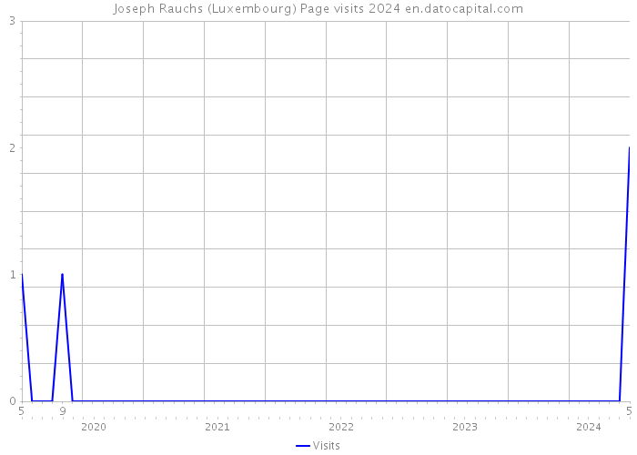 Joseph Rauchs (Luxembourg) Page visits 2024 