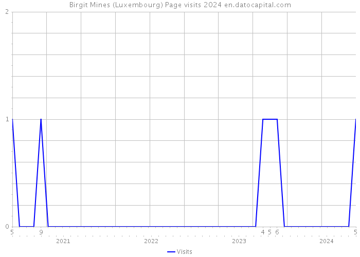 Birgit Mines (Luxembourg) Page visits 2024 