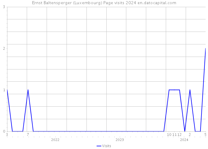 Ernst Baltensperger (Luxembourg) Page visits 2024 